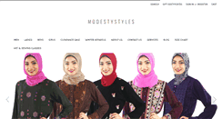 Desktop Screenshot of modestystyles.com